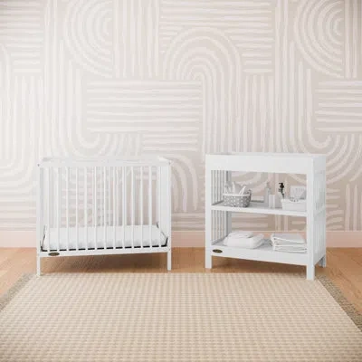 Graco Teddi Convertible Mini 2 - Piece Nursery Furniture Set In White