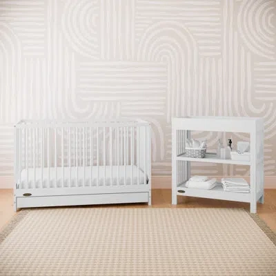 Graco Teddi Convertible Standard 2-piece Nursery Furniture Set In White