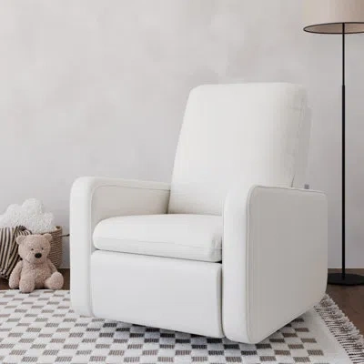 Graco Teddi Power Recliner With Usb In Ivory Basketweave