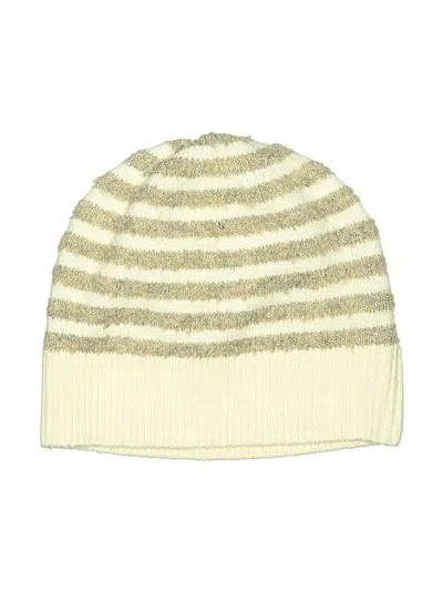 Pre-owned Grade & Gather Beanie Hat In Ivory