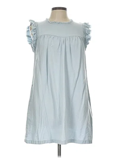 Pre-owned Grade & Gather Casual Dress In Blue