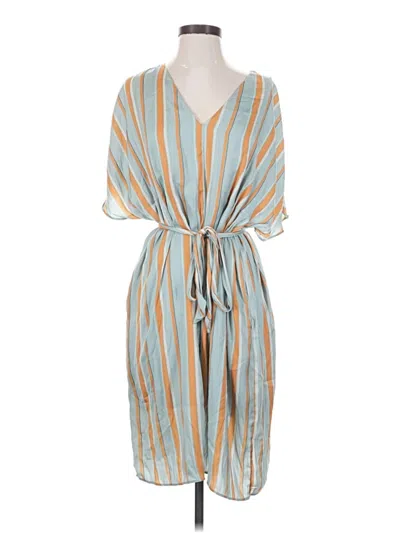 Pre-owned Grade & Gather Casual Dress In Blue