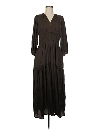 Pre-owned Grade & Gather Casual Dress In Brown