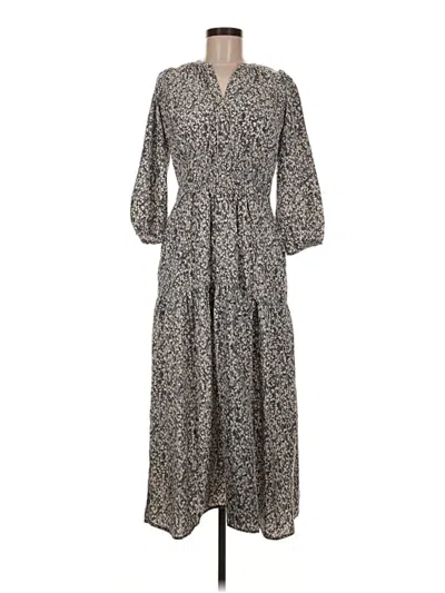 Grade & Gather Casual Dress In Gray