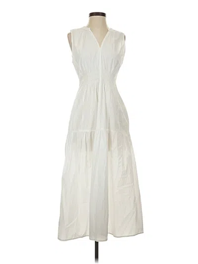 Pre-owned Grade & Gather Casual Dress In White