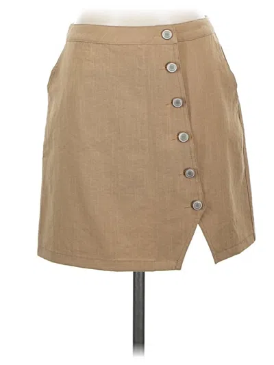 Grade & Gather Casual Skirt In Red