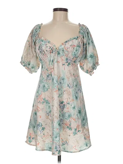 Pre-owned Grade & Gather Cocktail Dress In Blue