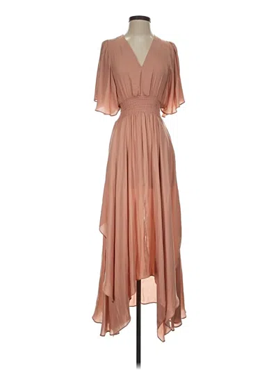 Pre-owned Grade & Gather Cocktail Dress In Brown