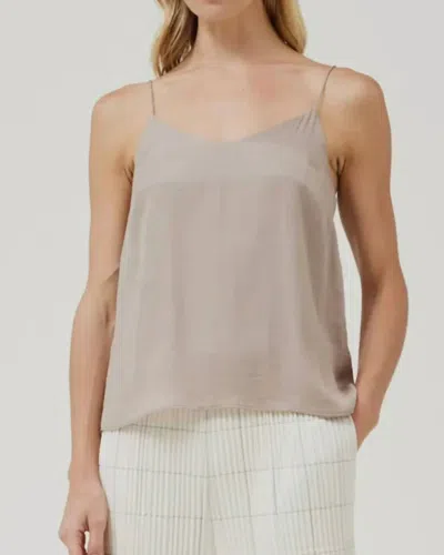 Grade & Gather Essential Satin Cami In Taupe In Neutral