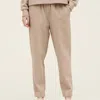 GRADE & GATHER FELT PANTS IN BEIGE