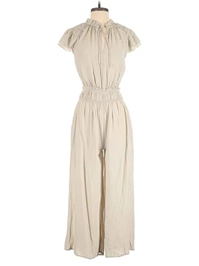 Grade & Gather Jumpsuit In Tan