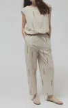 Grade & Gather Printed Volume Top In Stucco