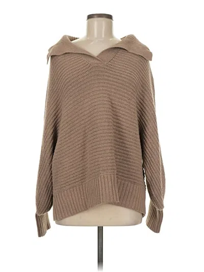 Pre-owned Grade & Gather Pullover Sweater In Brown
