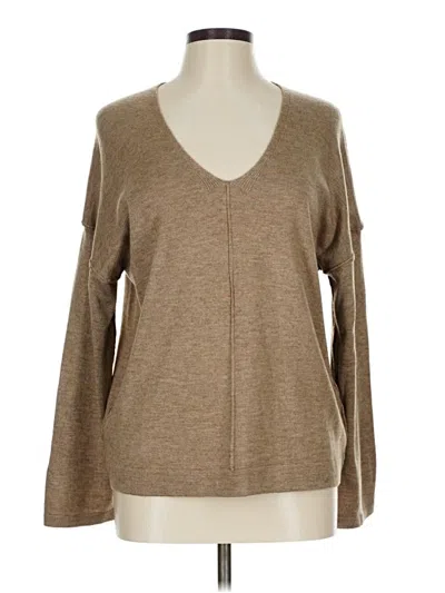 Pre-owned Grade & Gather Pullover Sweater In Tan