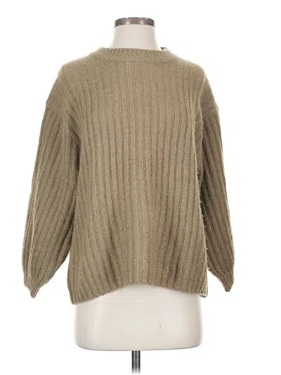 Pre-owned Grade & Gather Pullover Sweater In Tan