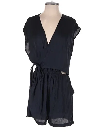 Pre-owned Grade & Gather Romper In Blue