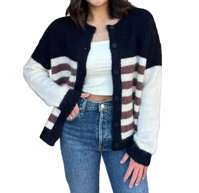 GRADE & GATHER ROWAN CARDIGAN IN MULTI