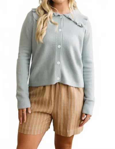Grade & Gather Sandy Shorts In Sandy Brown In Blue