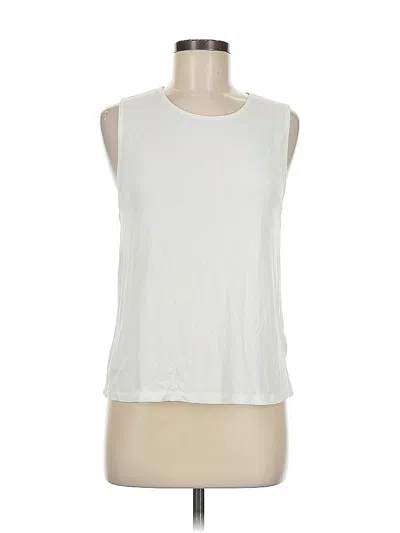 Pre-owned Grade & Gather Sleeveless T-shirt In White