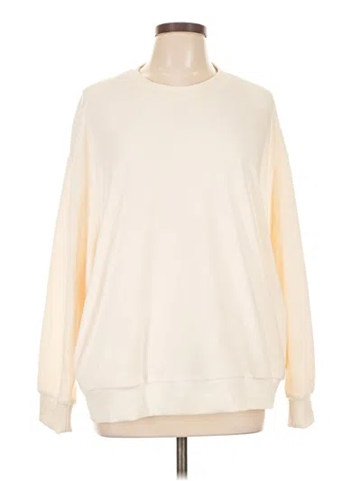 Pre-owned Grade & Gather Sweatshirt In Ivory
