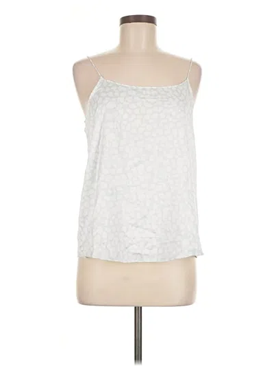 Pre-owned Grade & Gather Tank Top Silver Halter Neckline Tops