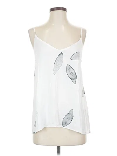 Grade & Gather Tank Top White Halter Neckline Tops