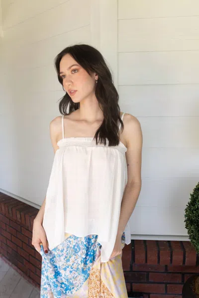 Grade & Gather Timeless Textured Top In White
