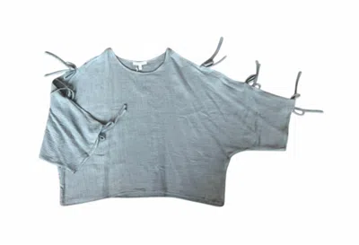 Grade & Gather Women's Casual Crewneck Top In $23.75 In Blue