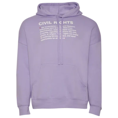 Grady Baby Co Mens  Define Civil Rights Hoodie In Purple/white