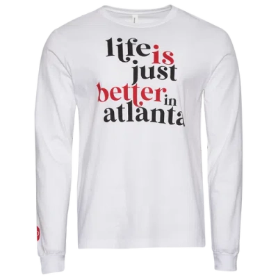 Grady Baby Co Mens  Just Better Long Sleeve T-shirt In Orange/white