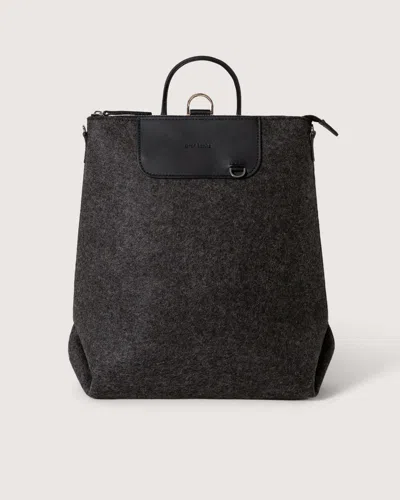 Graf & Lantz Bedford Merino Wool Backpack In Charcoal