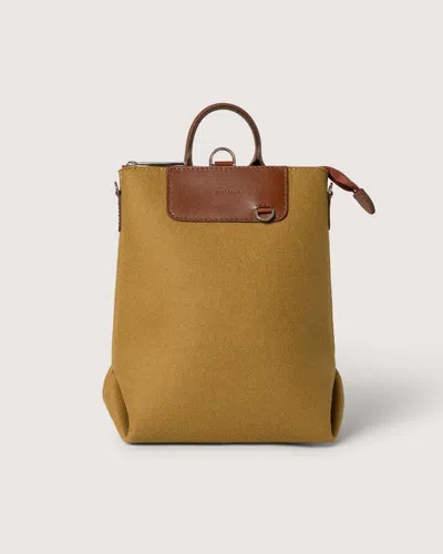 Graf & Lantz Bedford Merino Wool Midi Backpack In Brine