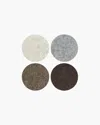 Graf & Lantz Bierfilzl Merino Wool Round Coaster Multi 4 Pack