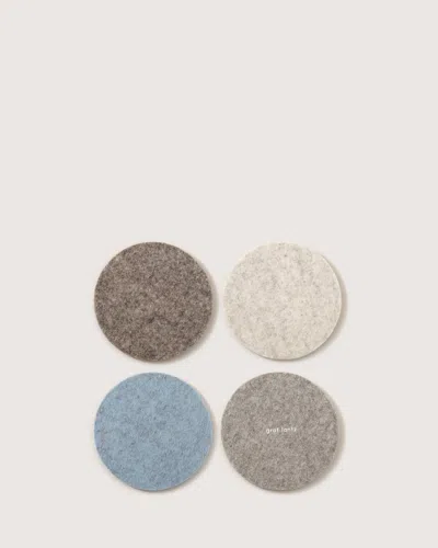 Graf & Lantz Bierfilzl Merino Wool Round Coaster Multi 4 Pack