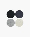 Graf & Lantz Bierfilzl Merino Wool Round Coaster Multi 4 Pack