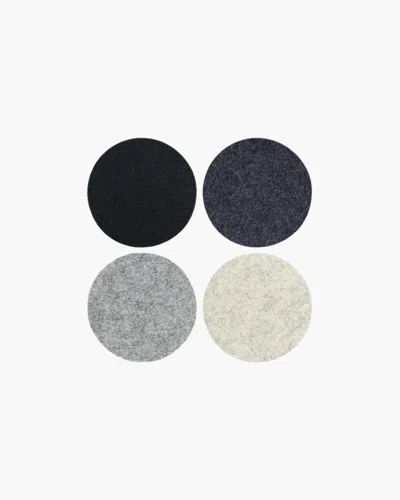 Graf & Lantz Bierfilzl Merino Wool Round Coaster Multi 4 Pack