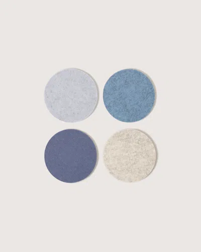 Graf & Lantz Bierfilzl Merino Wool Round Coaster Multi 4 Pack