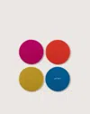 Graf & Lantz Bierfilzl Merino Wool Round Coaster Multi 4 Pack
