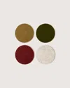 Graf & Lantz Bierfilzl Merino Wool Round Coaster Multi 4 Pack