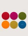 Graf & Lantz Bierfilzl Merino Wool Round Coaster Multi 6 Pack
