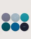 Graf & Lantz Bierfilzl Merino Wool Round Coaster Multi 6 Pack