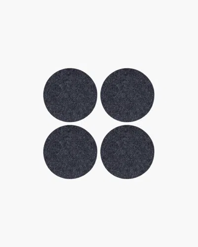 Graf & Lantz Bierfilzl Merino Wool Round Coaster Solid 4 Pack