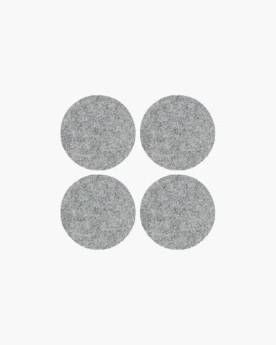 Graf & Lantz Bierfilzl Merino Wool Round Coaster Solid 4 Pack