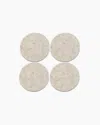 Graf & Lantz Bierfilzl Merino Wool Round Coaster Solid 4 Pack
