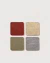 Graf & Lantz Bierfilzl Merino Wool Square Coaster Multi 4 Pack