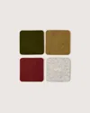 Graf & Lantz Bierfilzl Merino Wool Square Coaster Multi 4 Pack
