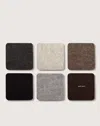 Graf & Lantz Bierfilzl Merino Wool Square Coaster Multi 6 Pack