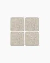 Graf & Lantz Bierfilzl Merino Wool Square Coaster Solid 4 Pack