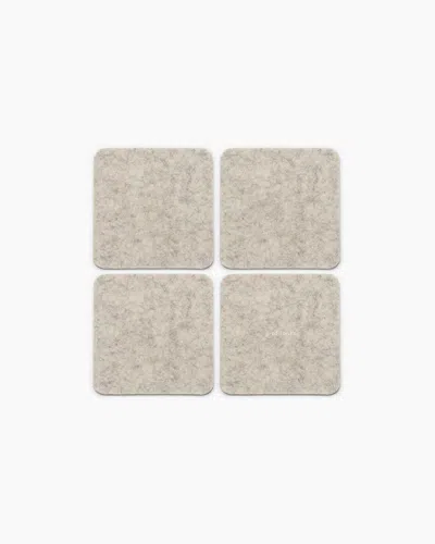 Graf & Lantz Bierfilzl Merino Wool Square Coaster Solid 4 Pack