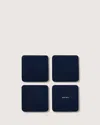 Graf & Lantz Bierfilzl Merino Wool Square Coaster Solid 4 Pack